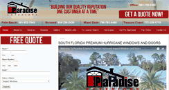 Desktop Screenshot of paradiseexteriors.com